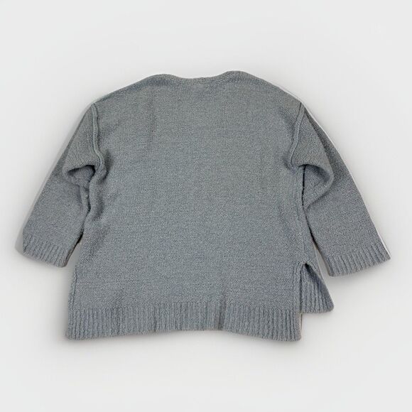 American Eagle Oversize Slouchy Sweater V Neck Sz S Boyfriend Fit Light Blue - Picture 4 of 9